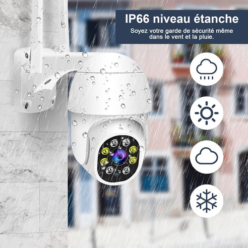 Camara De Seguridad Ip Wifi Robotizada 360° Para Exteriores