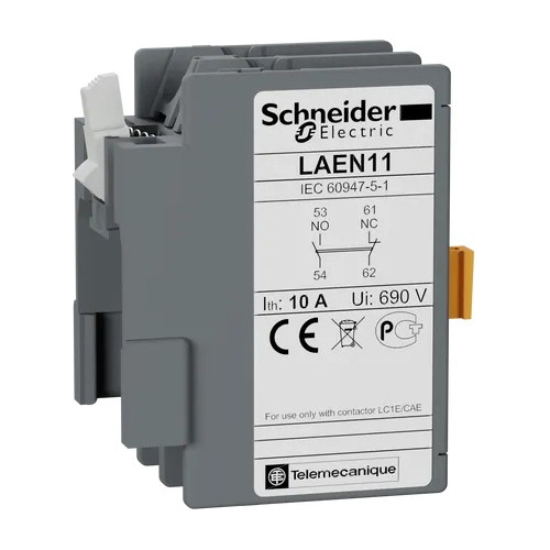 Block Cont. Adic. Insta 1na+1nc P/contactor Lc1e Tvs Laen11