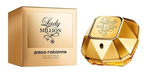 Perfume Lady Millon Edp 50ml P Rabanne Original + Perfumina