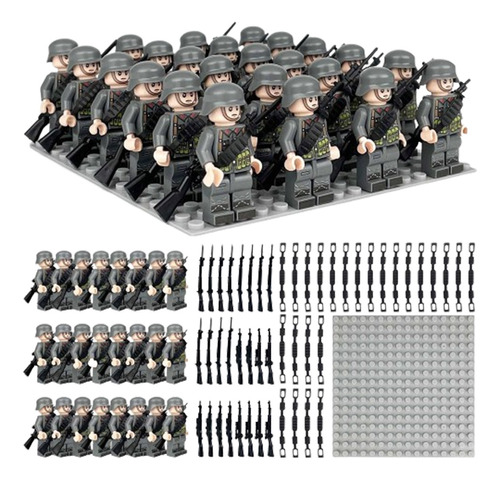 Minibuild Soldado Tropas Del Ejército Alemán En El Desfile