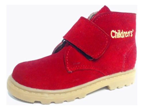 Bota Botita Gamuza Velcro 21-32 Moda Infatil Children's 