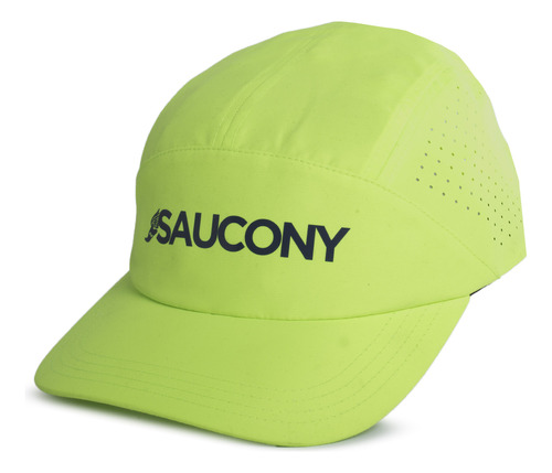 Gorra Saucony Outpace Unisex Training Verde Fluo