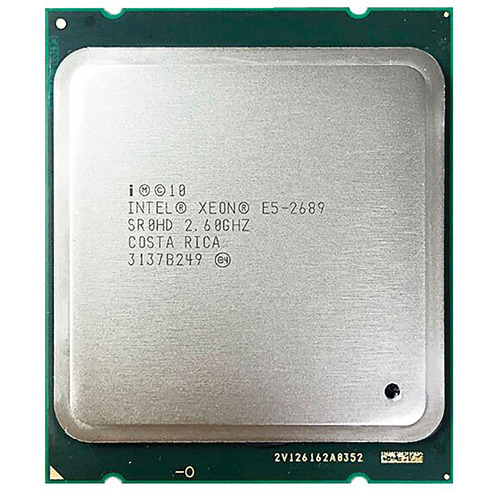 Processador Intel Xeon E5-2689 de 2,6 GHz e 8 núcleos e 16 threads