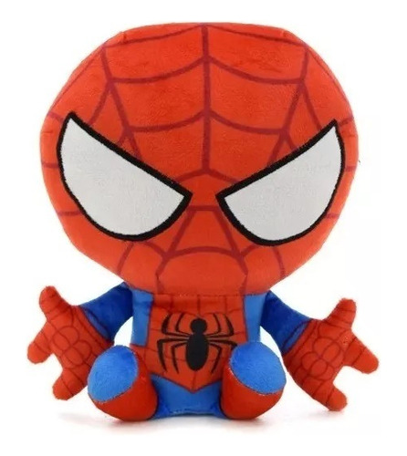 Spiderman Peluche Sentado 20 Cm Hombre Araña Marvel Edu