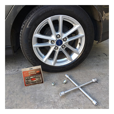 Imagen 7 de 9 de Seguro Rueda Antirobo 4 Bulones+seg 5 Citroen C3 03/19