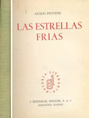 Guido Piovene: Las Estrellas Frias