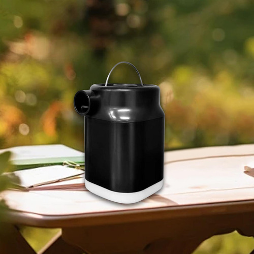Bomba De Aire Eléctrica Compacta Para Equipos Negro