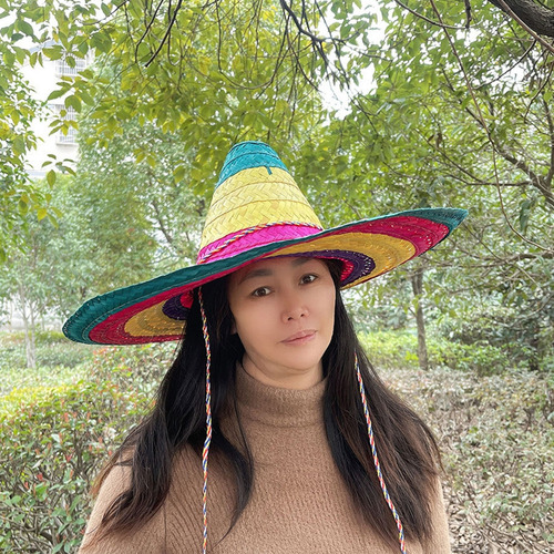 2025 (b) Sombrero Mexicano Sombrero De Paja Sombrero Fiest