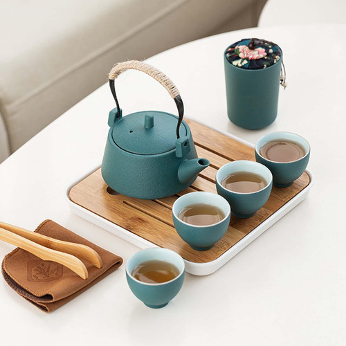 Juego De Té De Viaje, Tetera Portátil, Juego De Té Chino