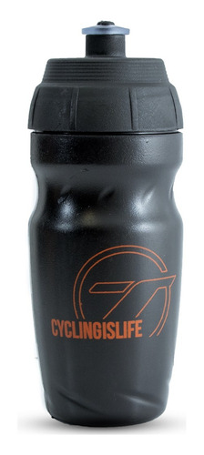 Squeeze Garrafa Térmica Bicicleta 400ml Nylon Mtb Speed Tsw Cor Preto