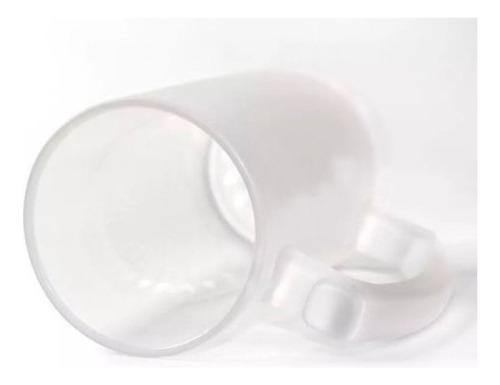 Chopp Vidrio Esmerilado Para Sublimar Transparente X 5 Un Blanco Esmerilado