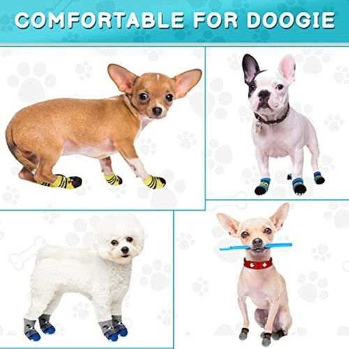 48 Calcetines Antideslizantes Para Perros Pequeños