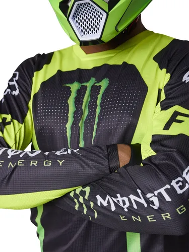 Camiseta De Motocross Fox Racing 180 Monster Black