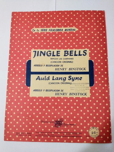 Partitura Jingle Bells De Henry Binstock (Usado)