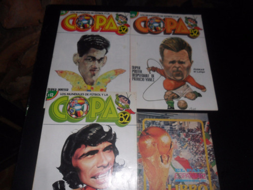 Revistas Los Mundiales De Futbol Y La Copa 82 Y Libro Oro 82