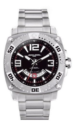 Reloj Redondo Jorg Gray Jg9800-21 Con Pulsera De Acero Inoxi