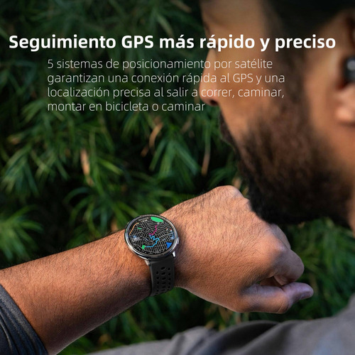 Amazfit Active 2 Smartwatch Reloj Inteligente 1.32" 44mm color negro