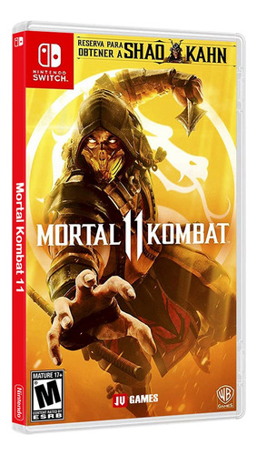 Mortal Kombat 11 Standard Edition Warner Brosnintendo Switch