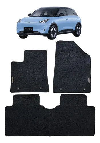 Tapete Borracha Geely Ex2 2025 2026 2027 Pvc Completo Preto