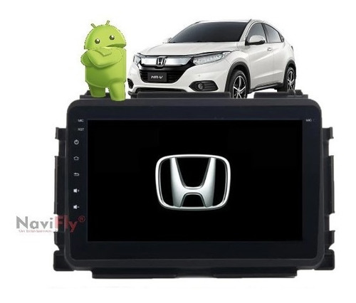 Kit Multimídia Honda Hrv Android Octacore Carplay 4g 2021