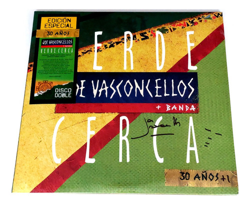 Vinilo Joe Vasconcellos / Verde Cerca 30 Años / Sellado