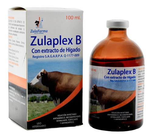 Zulaplex B Antianemico, Reconstituyente 100 Ml Zulafarma