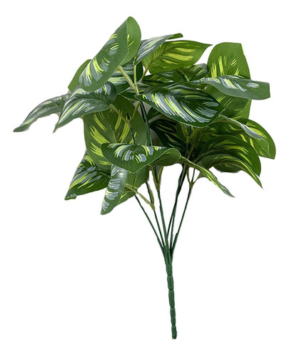 Plantas Artificiales Hojas Verde Tropical Árbol Grande Hoja