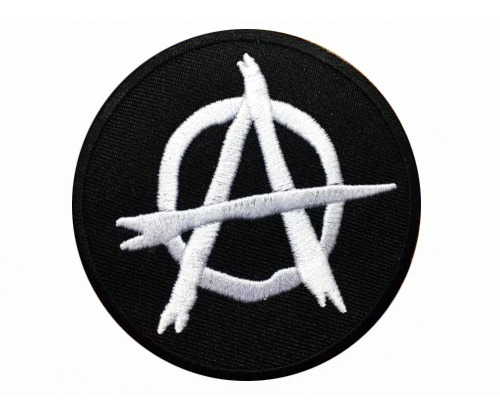 Parche Aplique Bordado Punk Anarquia Anarchy Mod10