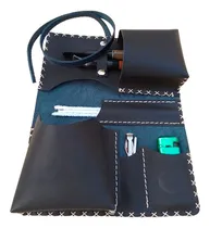 Comprar Tabaquera Para Lata Y Sobre Tabaco - 100%cuero - P\u002F 2 Pipas