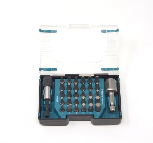 Set 30 Puntas Atornilladoras + 2 Adaptadores Makita D-65084 