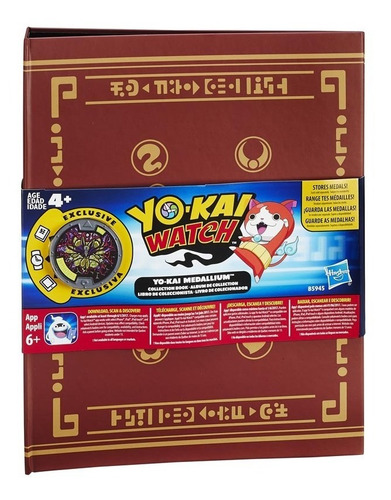 Imagen 2 de 7 de Super Pack Yo Kai: Libro, Hojas Y 2 Pack De Medallas Hasbro