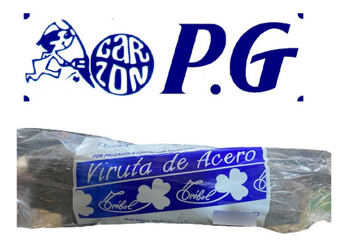 Pack 2 Viruta De Acero 100g Fina , Mediana Y Gruesa P G 