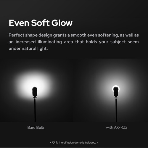 / Difusor, Cúpula, Difusor Flashes (com Silicone Para