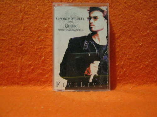 George Michael E Queen Five Live - Fita Cassete Original K7