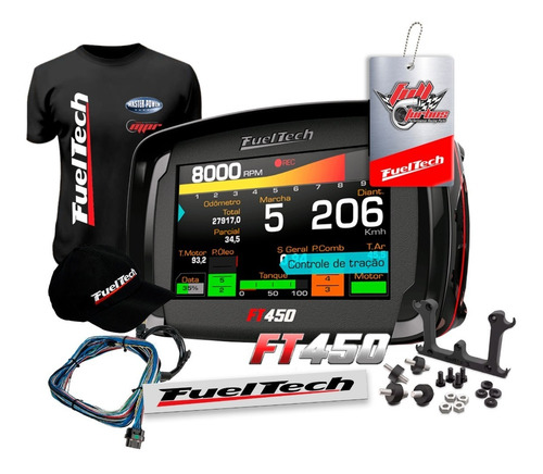 Imagem 1 de 5 de Fueltech Ft450 Com Chicote 3m + Ultra Brinde+camiseta Gel+bc