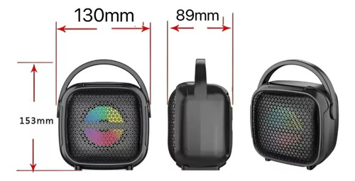 Parlante Bluetooth Recargable Usb Portatil Speaker Y Radio