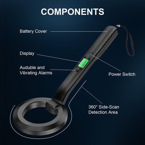 K Detector De Metales Portátil Ip66 For La Caza Del Tesoro