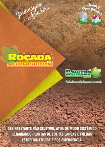 Roçada 100ml Rawell - Desinfestante Nao Seletivo