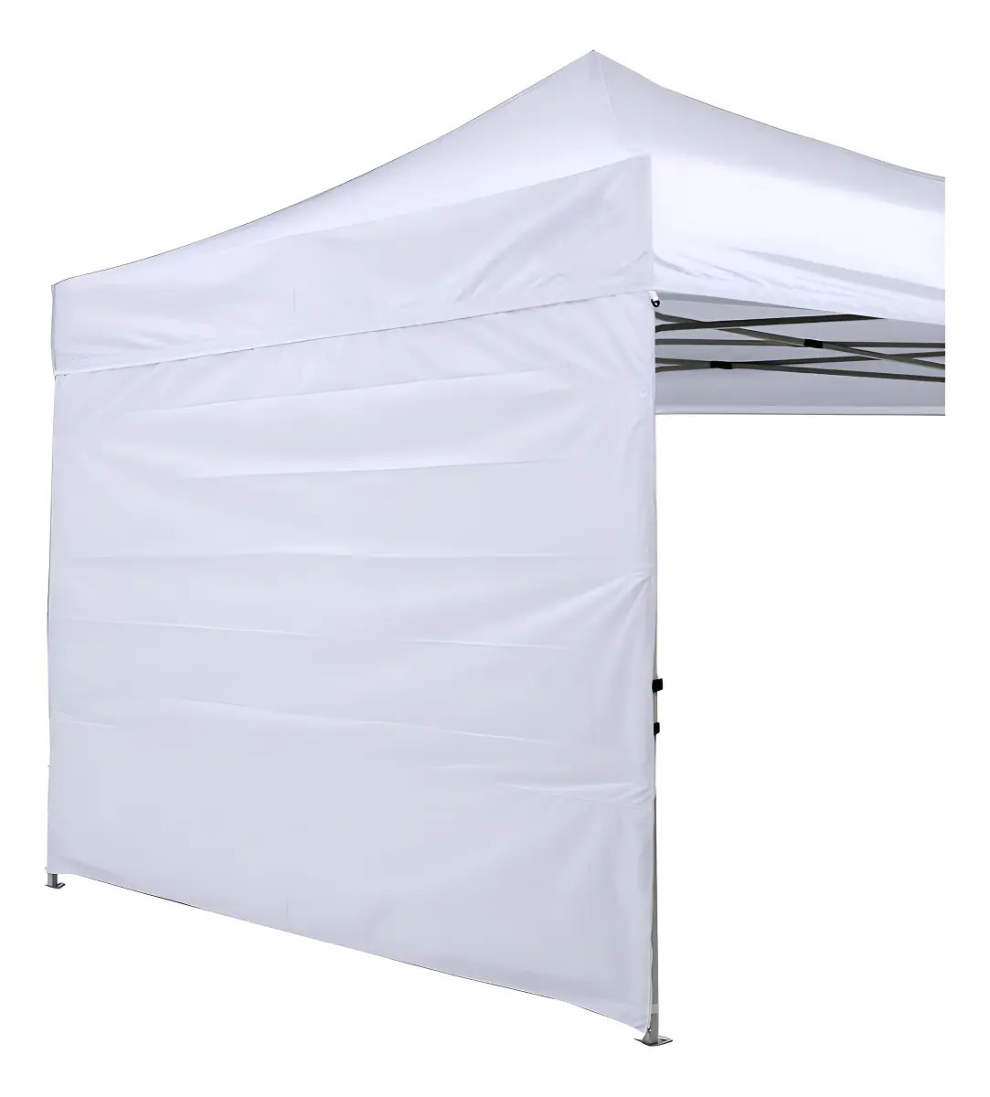 Pared De 3 Lados 9m Para Carpa Toldo 3x3 Impermeable Uv Blanco