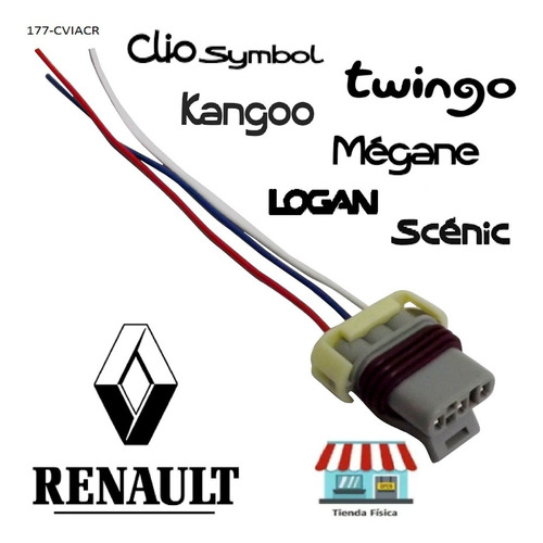 Conector Valvula Iac Renault Twingo Clio Symbol Logan Kangoo