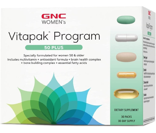 Multivitamínico Vitapak Program 50 Plus Gnc 30 Packs