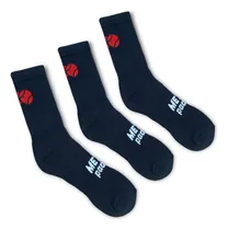 Comprar Medias Deportivas Padel Tenis Pack X 3 Tripack Media Caña