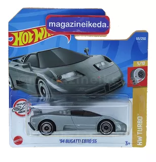 Carro Hot Wheels '94 Bugatti Eb110 Ss Hcx91 Prata P