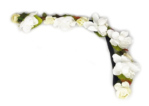 Headband Floral Sakura - Tiara De Flores Mesclada Pink