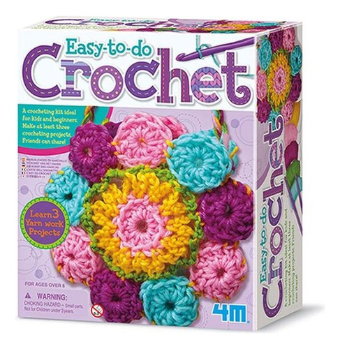 Set Infantil  Aprende A Tejer A Crochet 