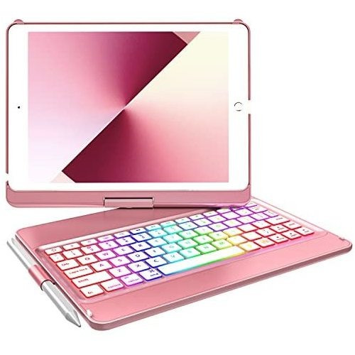 Mmk iPad Keyboard Case 10.2 Pulgadas Para iPad 9th Zkcc7