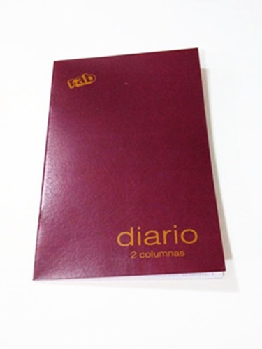 Imagen 2 de 2 de Libro Diario Rab 2 Columnas T/d - Cod. 2225