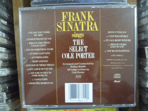 Cd Imp - Frank Sinatra Sings The Select Cole Porter Frete***