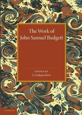 Libro The Work Of John Samuel Budgett - J. Graham Kerr