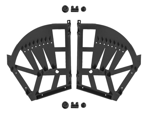 2 Piezas Bisagras Para Zapatero, Negro 3 Capas Gruesas.